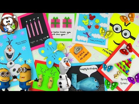 DIY Gifts! 10 Easy DIY Card Ideas (DIY Cards with Christmas Gifts, Birthday & Valentine’s Day)
