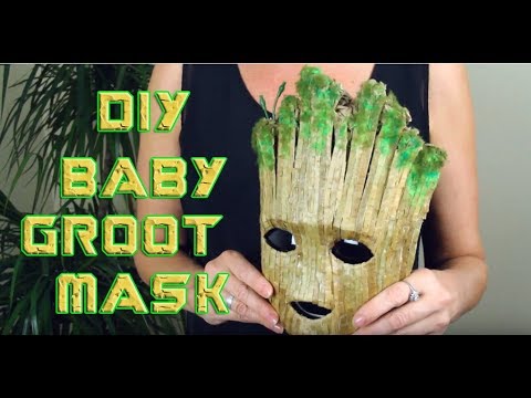 Halloween Costume DIY BABY GROOT MASK Costume