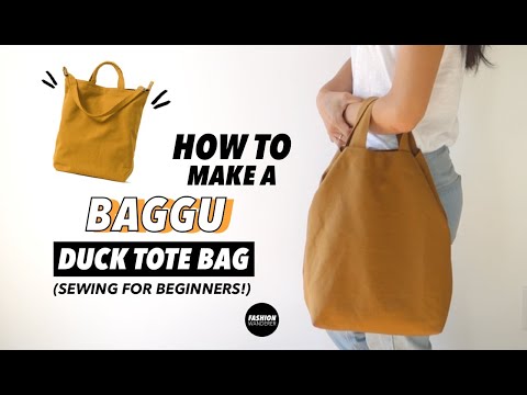 DIY Tote Bag (Free Bag Pattern!)