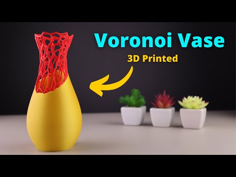 3D Printing a Voronoi Vase #Shorts