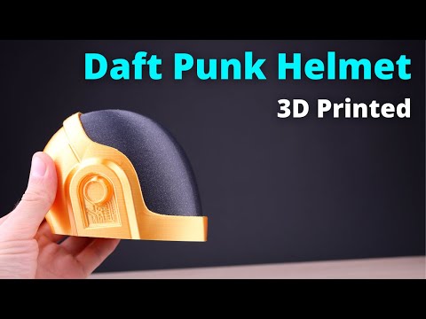 3D Printing a Daft Punk Helmet