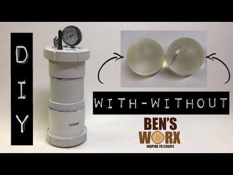 Diy pressure pot for resin casting with test casting