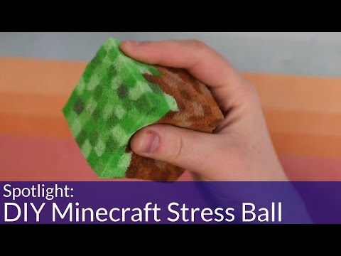 How To Make A DIY Minecraft Stress Toy
