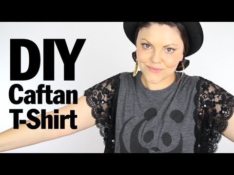 DIY Lace Caftan T-Shirt Recon – Threadbanger