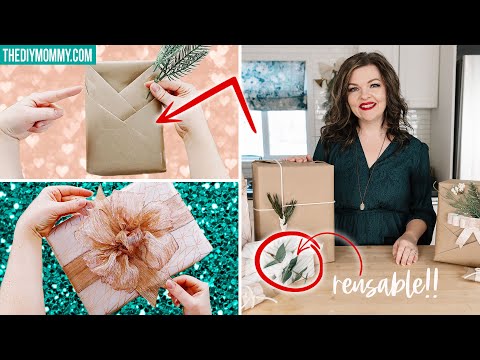 How to Wrap a Gift | 10 AMAZING HACKS! | The DIY Mommy