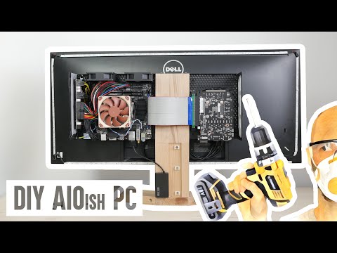 How to make an all-in-one workstation PC from scratch (DIY AIO computer)