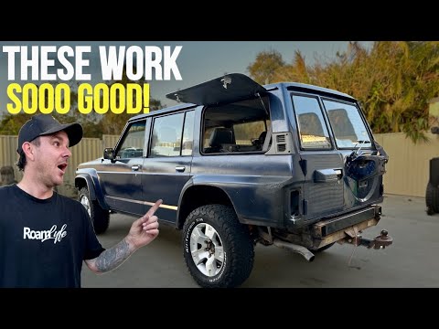 EASY DIY Gull Wing Windows! GQ Patrol Build Ep 5