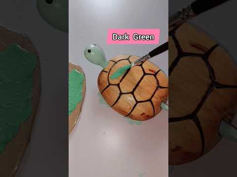 DIY TORTOISE 🐢😱😱😱 #shorts #monikamanekar_arts #diy #diycrafts #painting