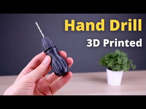 3D Printing a Hand Drill Bit with Adjustable Chuck