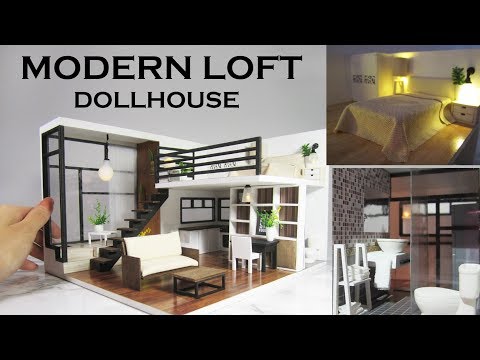 DIY Miniature – Modern Dollhouse (Kit Bash)