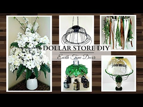 Dollar Store DIY’S ~ 1 Basket, 5 Different Ways! ~ EARTH TONE Home Decor Crafts ~ Cute & Affordable!