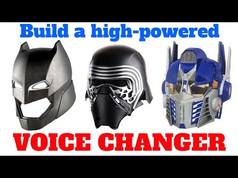 How to build a DIY Voice Changer: Batman Kylo Ren Optimus Prime