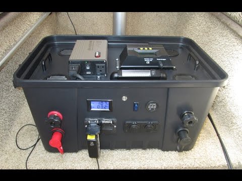 V1 P1 DIY Portable Solar Power Generator – Wiring Schematic, Parts List, FAQ Sheet Provided