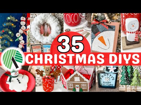 🎄35 CHRISTMAS DIYS You Need for 2023! (AFFORDABLE DIY decor and Dollar Tree crafts)