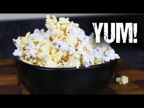 Homemade Microwave Popcorn – From Scratch