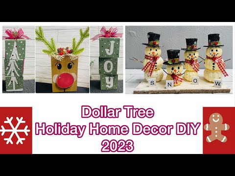 Dollar Tree 3 New DIY projects for Christmas 2023