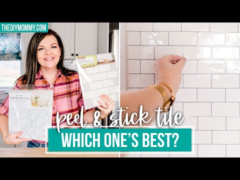 Peel & Stick Tile: dollar store vs Amazon vs brand name… which is BEST?! | The DIY Mommy