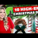 10 HIGH-END CHRISTMAS DOLLAR TREE DIY’s🎄Quick & Easy!!!