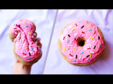 DIY DONUT SQUISHY from scratch! 🍩