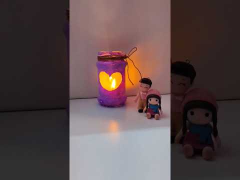 #diy#candleholder#glassbottlepainting  #glassbottledecoration #glasspaintingshorts#shorts