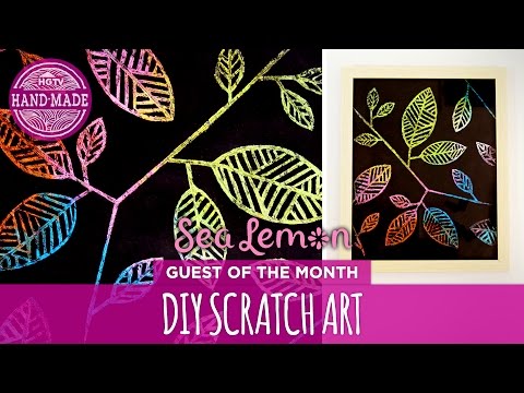 DIY Scratch Art with Sea Lemon – HGTV Handmade