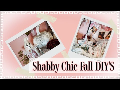 SHABBY CHIC FALL DIY PUMPKINS – SHABBY CHIC FALL/HALLOWEEN COLLABORATION