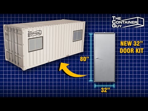 How To Install A Door On A Shipping Container: DIY Kit