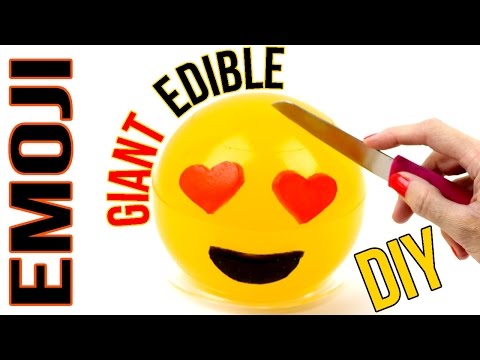 DIY Giant Edible Emoji – How To Make A Mountain Dew Gummy Emoji  – Fun & Easy DIY Tutorial