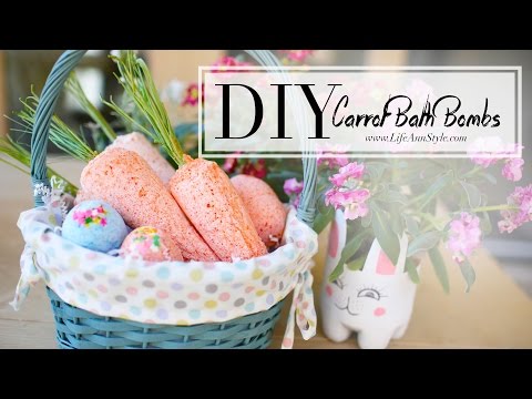 DIY LUSH Carrot Bath Bombs  | ANN LE