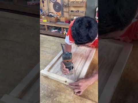 DIY Fix Wood Crack Repair & Woodworking Technique Saw #shorts #woodworking # #woodworkingtools