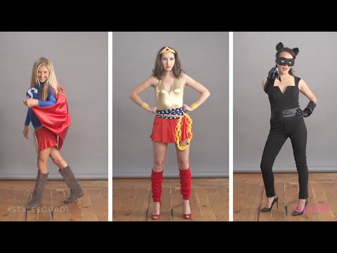 DIY Superhero Halloween Costumes | Style Squad ★ Glam.com