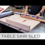 Simple Table Saw Sled with FREE Plans | DIY Woodworking