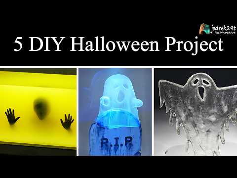 5 MOST Amazing DIY Halloween Ideas from Epoxy RESIN. SIMPLE Tutorial / Resin Art
