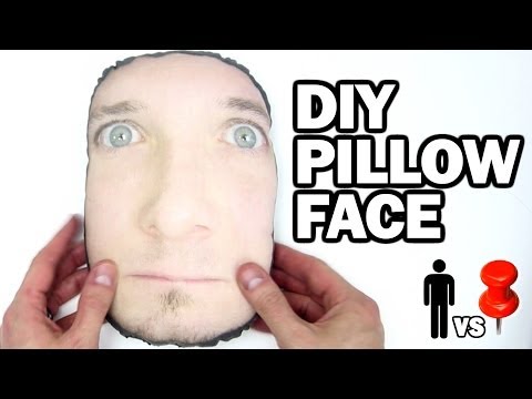 DIY Pillow Face – Man Vs. Pin #9