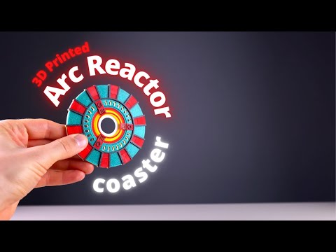 Iron Man Arc Reactor – 3D Printed Coaster
