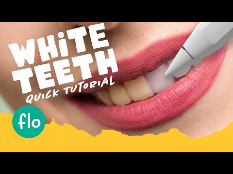 How to WHITEN TEETH in PROCREATE #Shorts – Quick Procreate Tutorial