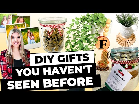 DIY GIFTS YOU HAVEN’T SEEN BEFORE…that people will actually want for Christmas!!