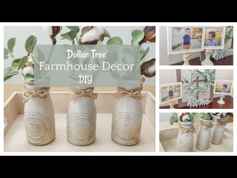 Dollar Tree Farmhouse Decor DIY