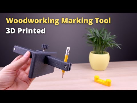 3D Printed DIY Woodworking Marking Tool