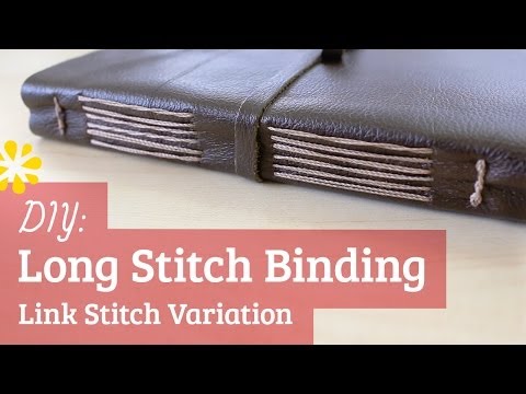 DIY Long Stitch Bookbinding Tutorial | Sea Lemon