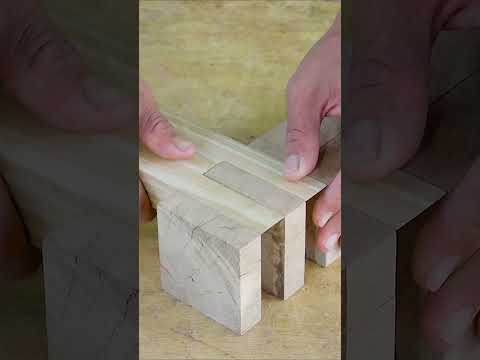 Amazing woodworking Castle Joints #shorts #woodworking #diy #woodworkingshop #wood #woodworker