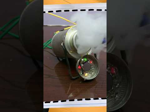 DIY Mini 12v Dry Ice Fog Machine | #shorts