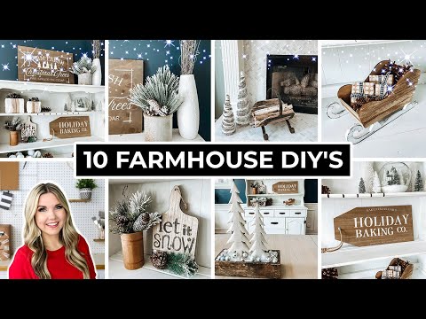 10 Easy Farmhouse Christmas DIY’s you Have to TRY!! (no skill required) – Liz Fenwick DIY
