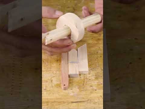 Amazing DIY Woodworking Key Lock #shorts #woodworking #diy  #woodworkingshop #wood #woodworker