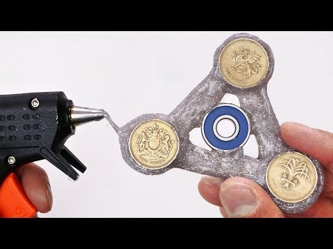 DIY Fidget Spinner and Coin Holder – Hot Glue Gun