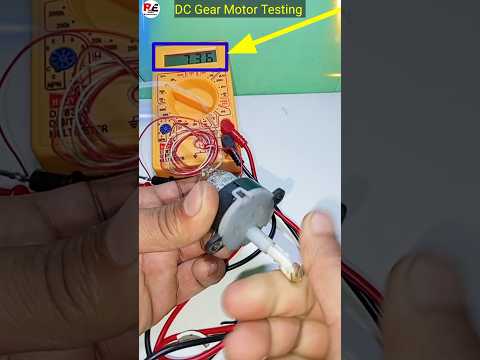 DC Gear Motor hack testing #shorts #viral