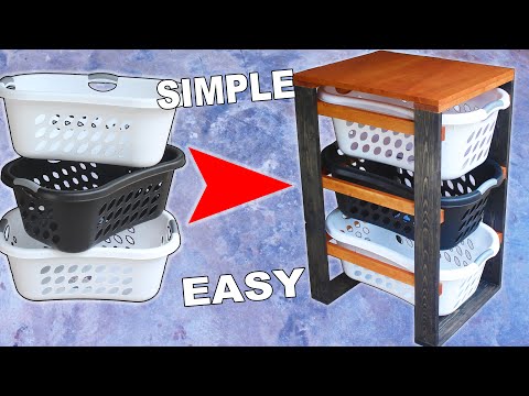 Simple Organization for your Laundry Room DIY