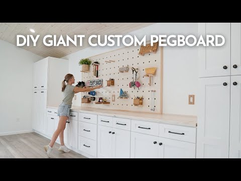 DIY Giant Custom Pegboard