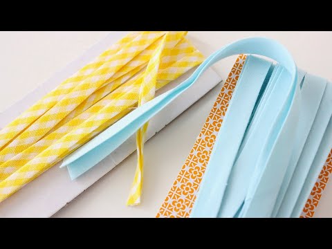 SEW DIY BIAS TAPE, single fold, double fold, continuous bias tape