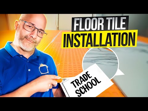 Work With Me Live: Floor Tile in my Home Office